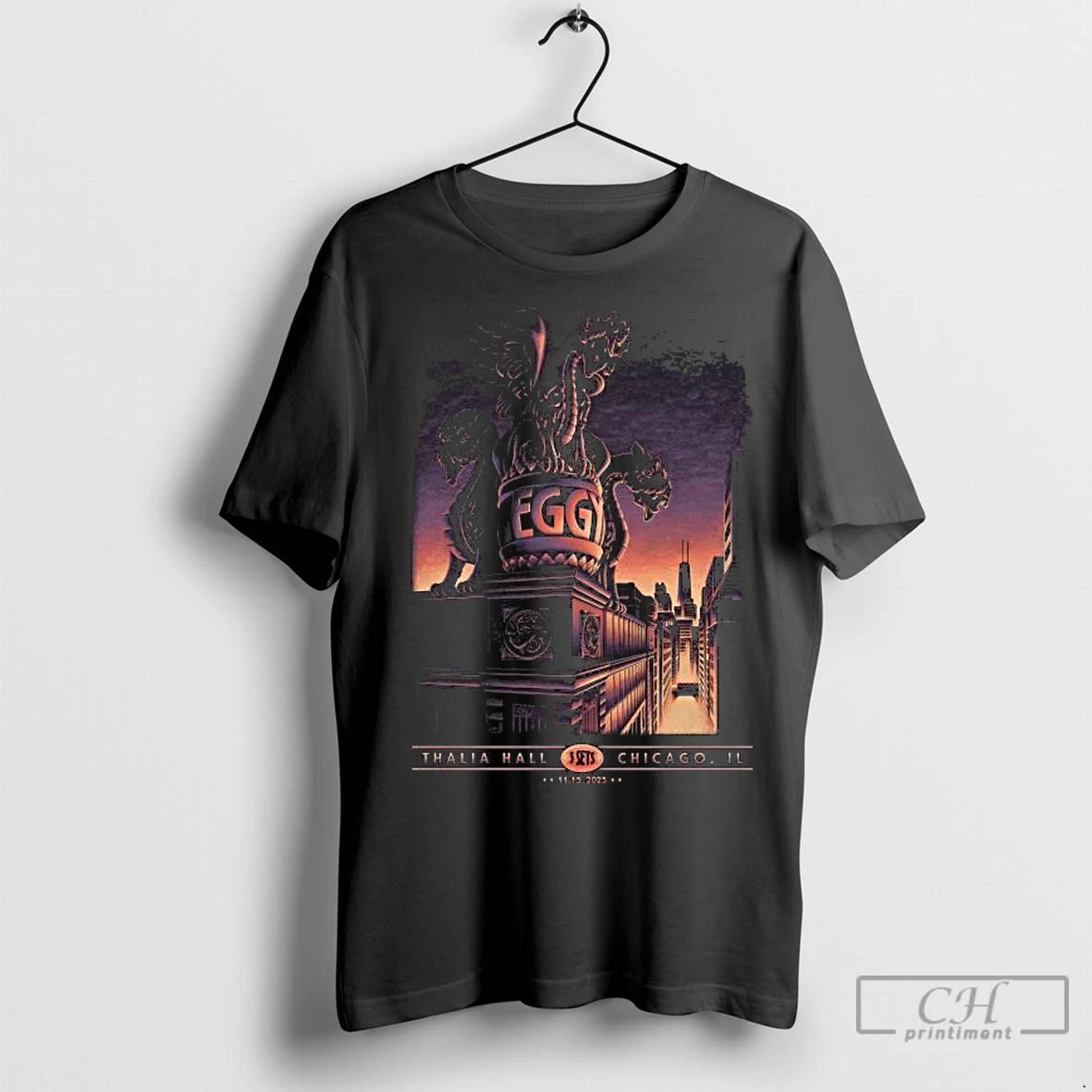 Premium Eggy November 15 2025 Thalia Hall In Chicago Il Long Sleve Shirt Hoodie Sweatshirt | PurePodTees.com