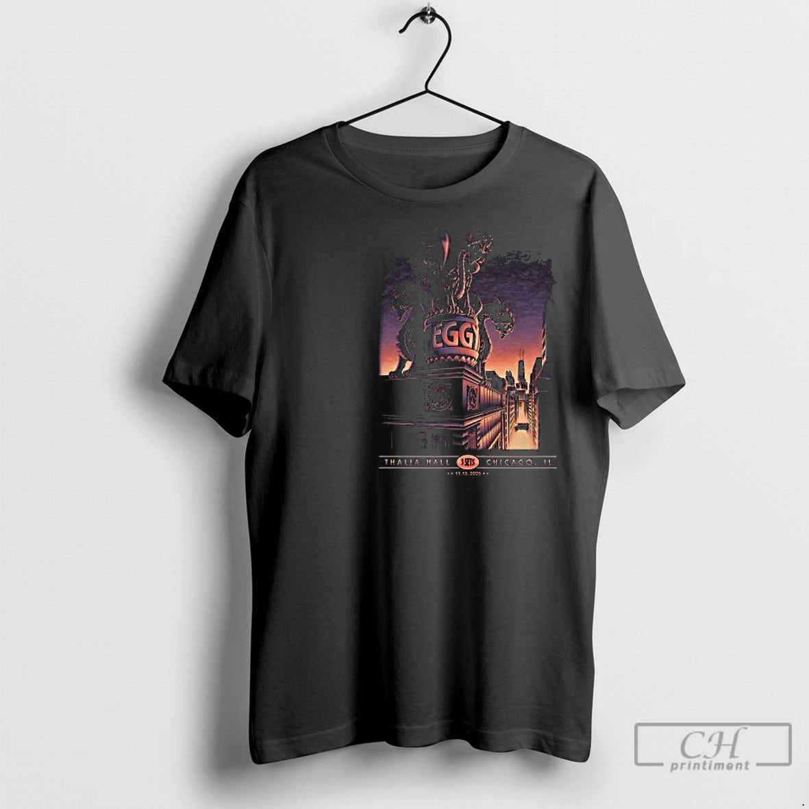 Premium Eggy November 15 2025 Thalia Hall In Chicago Il Circle Black Shirt Hoodie Sweatshirt | PurePodTees.com
