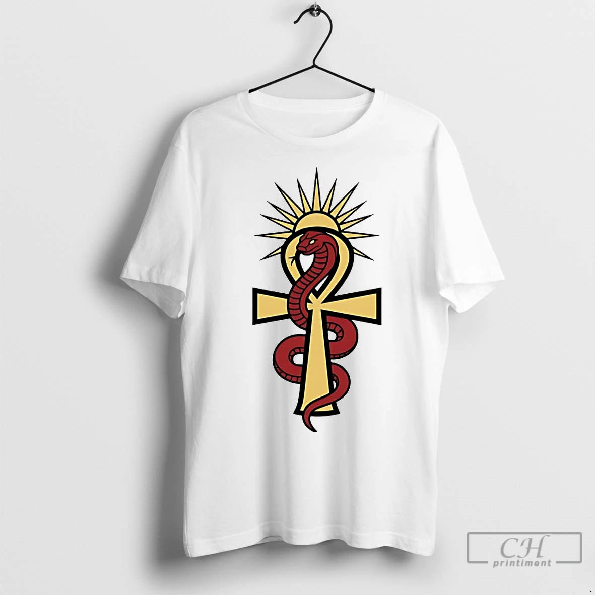 Premium Egyptian Snake Ankh Shirt Hoodie Sweatshirt | PurePodTees.com