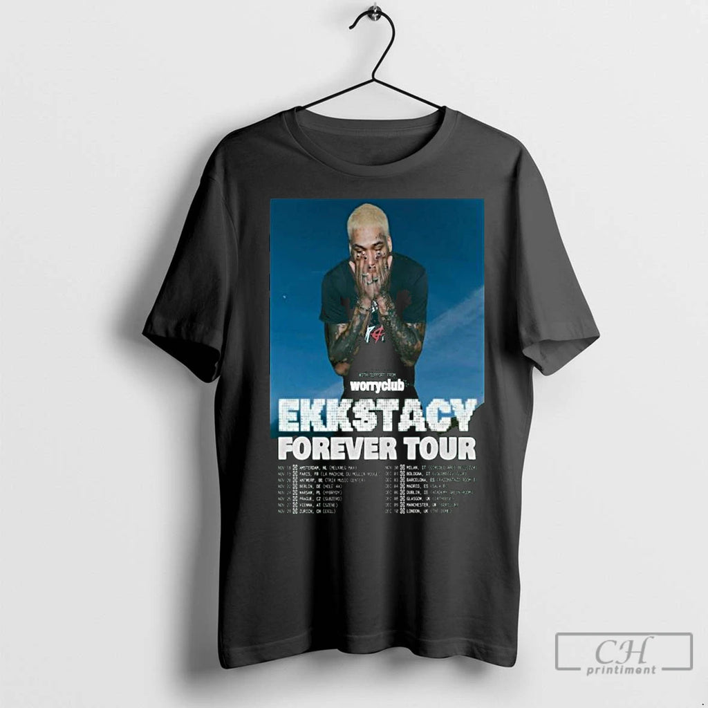 Premium Ekkstacy Forever Fall Tour 2025 Long Sleve Shirt Hoodie Sweatshirt | PurePodTees.com