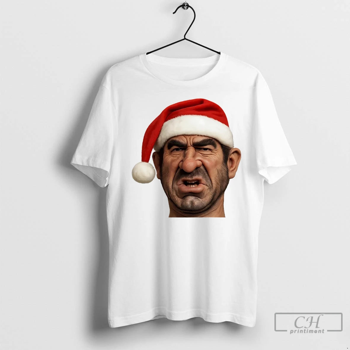 Premium Eric Cantona Spitting Christmas Shirt Hoodie Sweatshirt | PurePodTees.com
