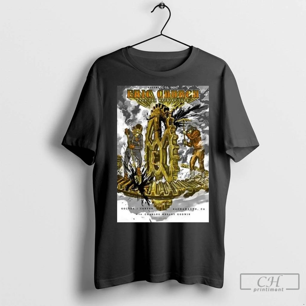 Premium Eric Church At Golden 1 Center In Sacramento Ca On Nov 13 2025 Circle Shirt Hoodie Sweatshirt | PurePodTees.com