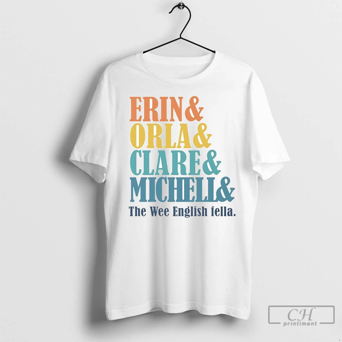 Premium Erin Orla Clare Michelle The Wee English Fella Shirt Hoodie Sweatshirt | PurePodTees.com