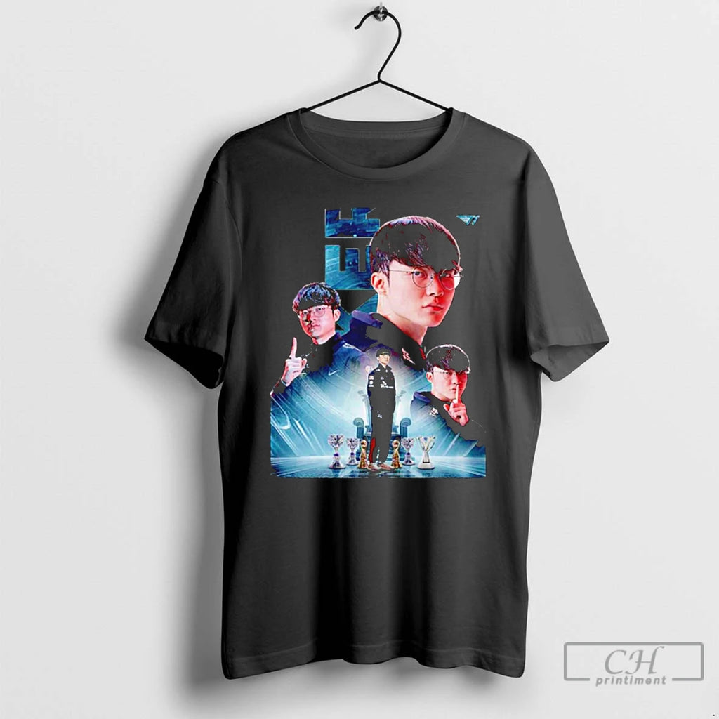 Premium Faker The Goat Mid Lane King T1 T Shirts Hoodie Sweatshirt | PurePodTees.com