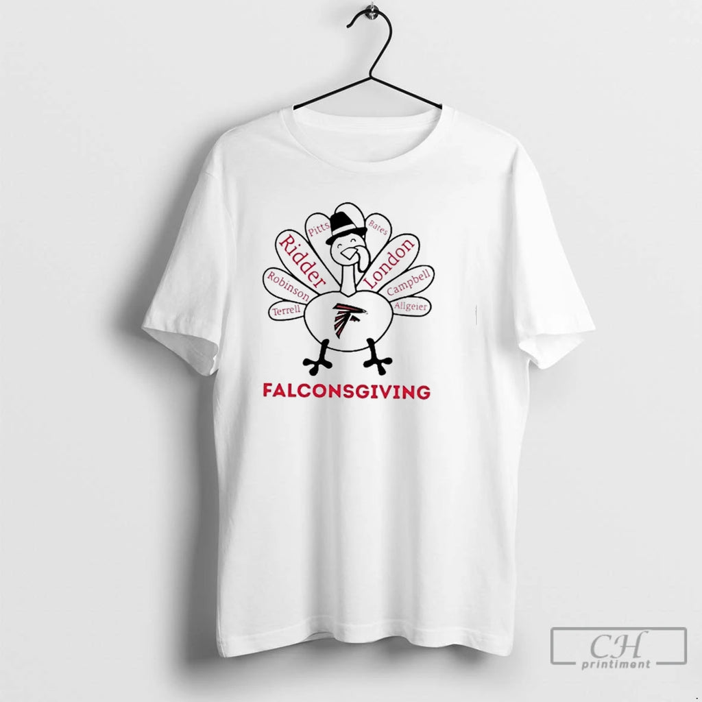 Premium Falconsgiving Atlanta Falcons X Thanksgiving T Shirts Hoodie Sweatshirt | PurePodTees.com
