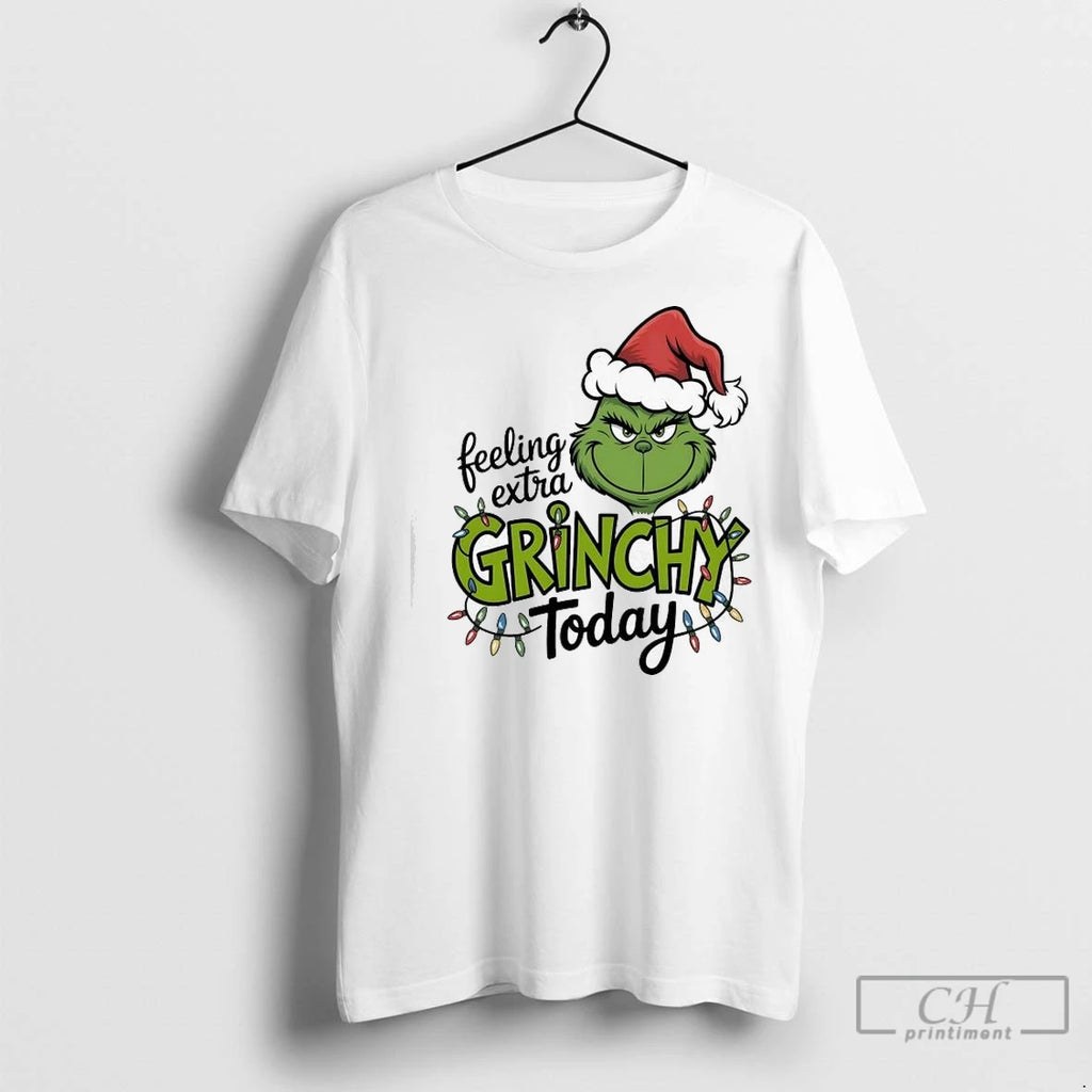 Premium Feeling Extra Grinchy Today Shirt Hoodie Sweatshirt | PurePodTees.com