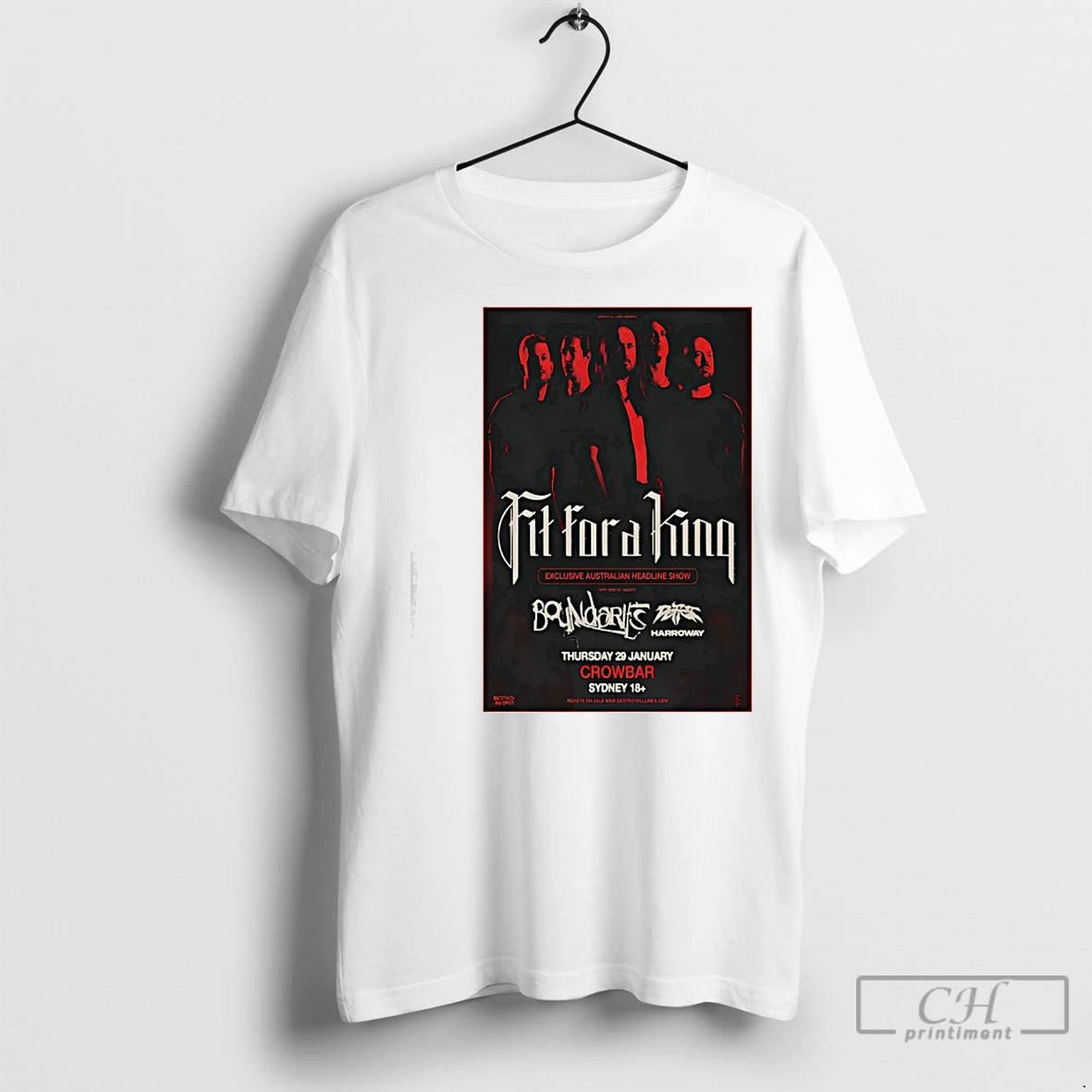 Premium Fit For A King Exclusive Sydney Headline 29 Jan 2026 Event Sydney Nsw Shirt Hoodie Sweatshirt | PurePodTees.com