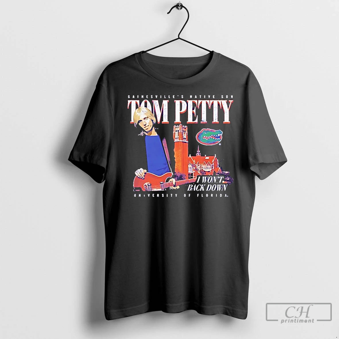 Premium Florida Gators Tom Petty I Wont Back Down Gainesvilles Native Son Shirt Hoodie Sweatshirt | PurePodTees.com