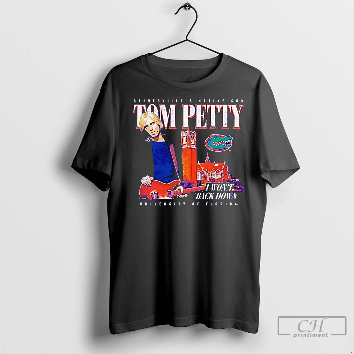 Premium Florida Gators Tom Petty I Wont Back Down Shirt Hoodie Sweatshirt | PurePodTees.com