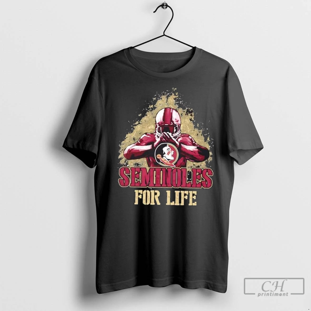 Premium Florida State Seminoles Football For Life Shirt Hoodie Sweatshirt | PurePodTees.com