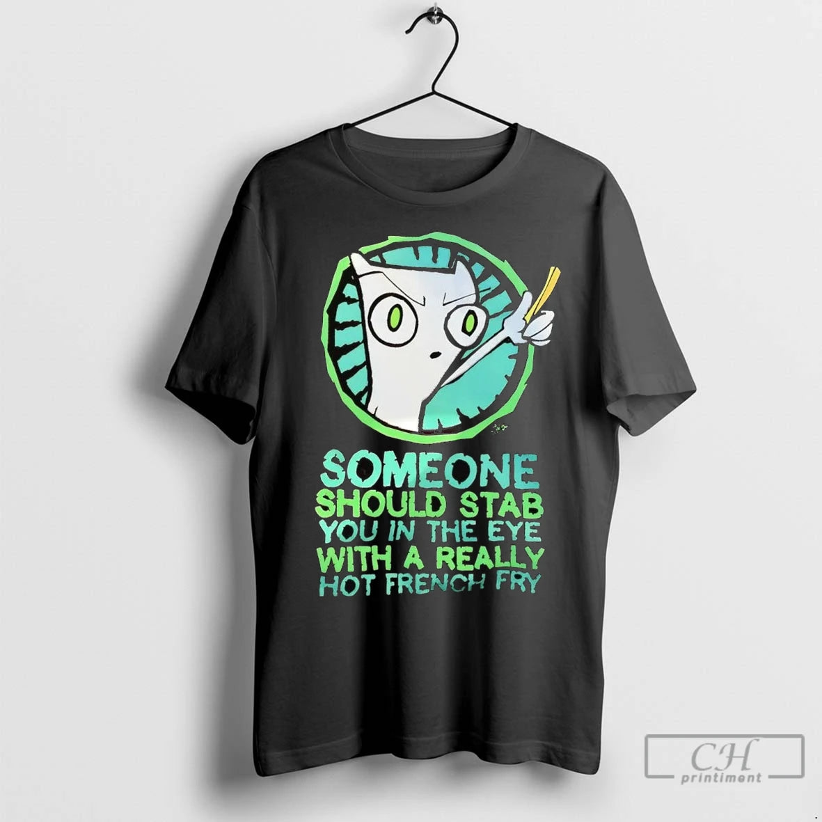 Premium Foamy The Squirrel Someone Should Stab You In The Eye Shirt Hoodie Sweatshirt | PurePodTees.com