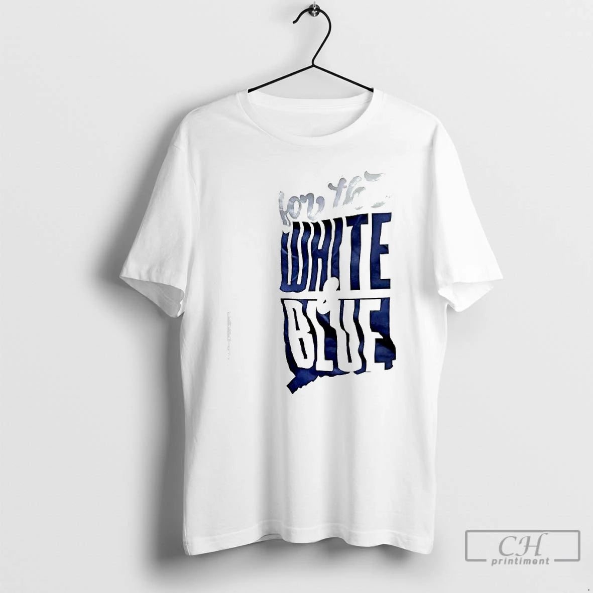 Premium For The White Blue T Shirts Hoodie Sweatshirt | PurePodTees.com