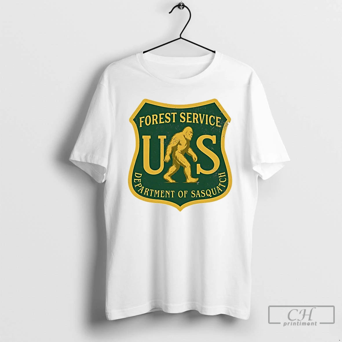 Premium Forest Service Department Of Sasquatch Bigfoot T Shirts Hoodie Sweatshirt | PurePodTees.com