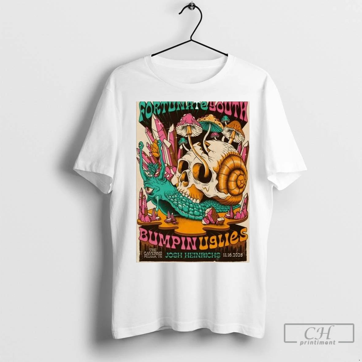 Premium Fortunate Youth The Caverns In Pelham Tn Nov 16 2025 Circle White Shirt Hoodie Sweatshirt | PurePodTees.com