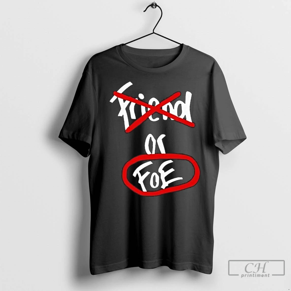 Premium Frances Tiafoe Friend Or Foe Long Sleve Shirt Hoodie Sweatshirt | PurePodTees.com