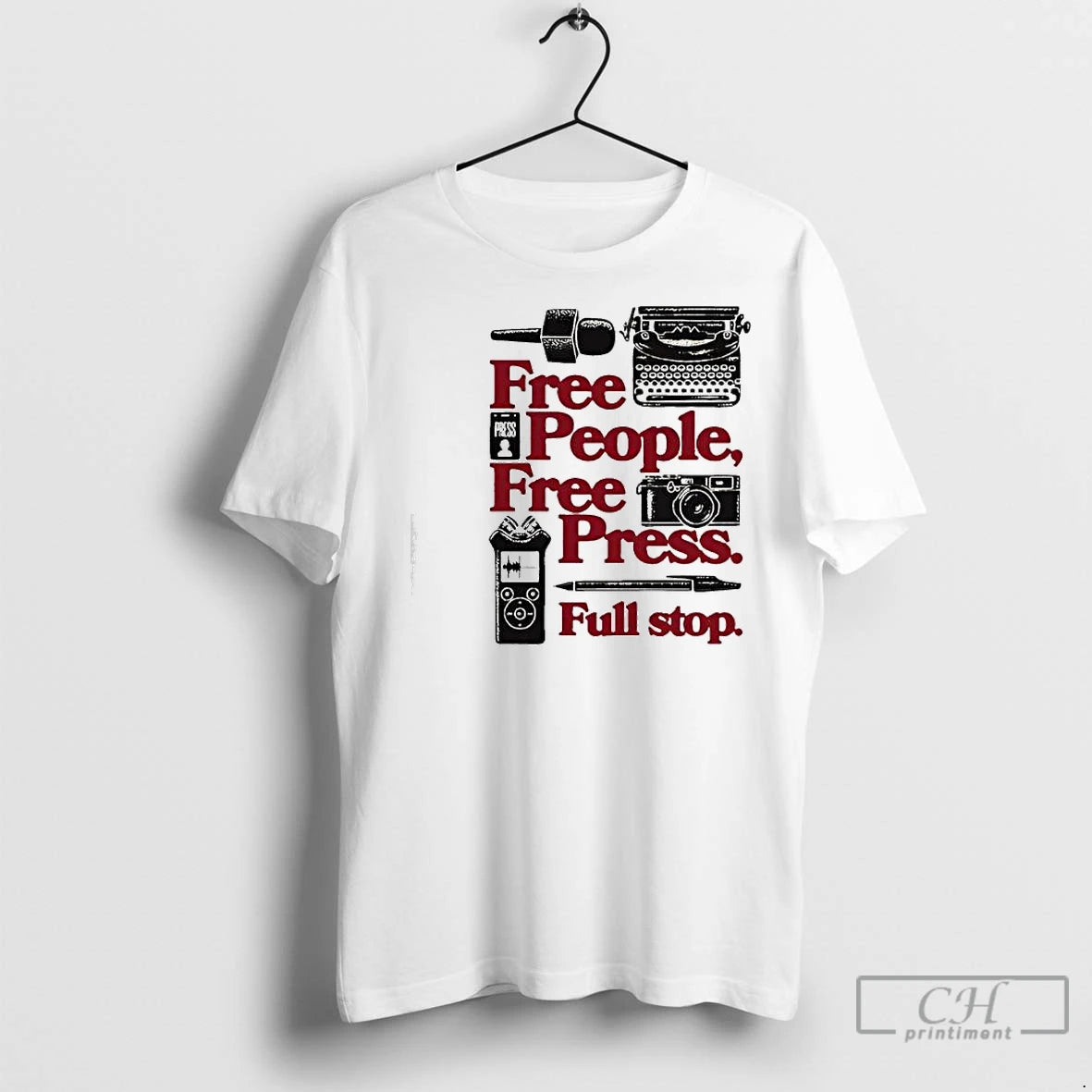 Premium Free People Free Press Full Stop Shirt Hoodie Sweatshirt | PurePodTees.com