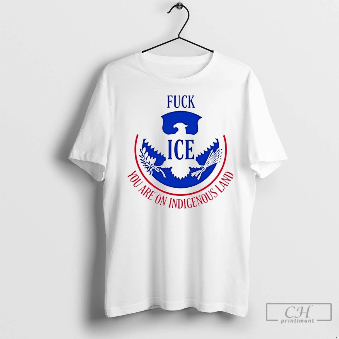 Premium Fuck Ice You Are On Indigenous Land Shirt Hoodie Sweatshirt | PurePodTees.com