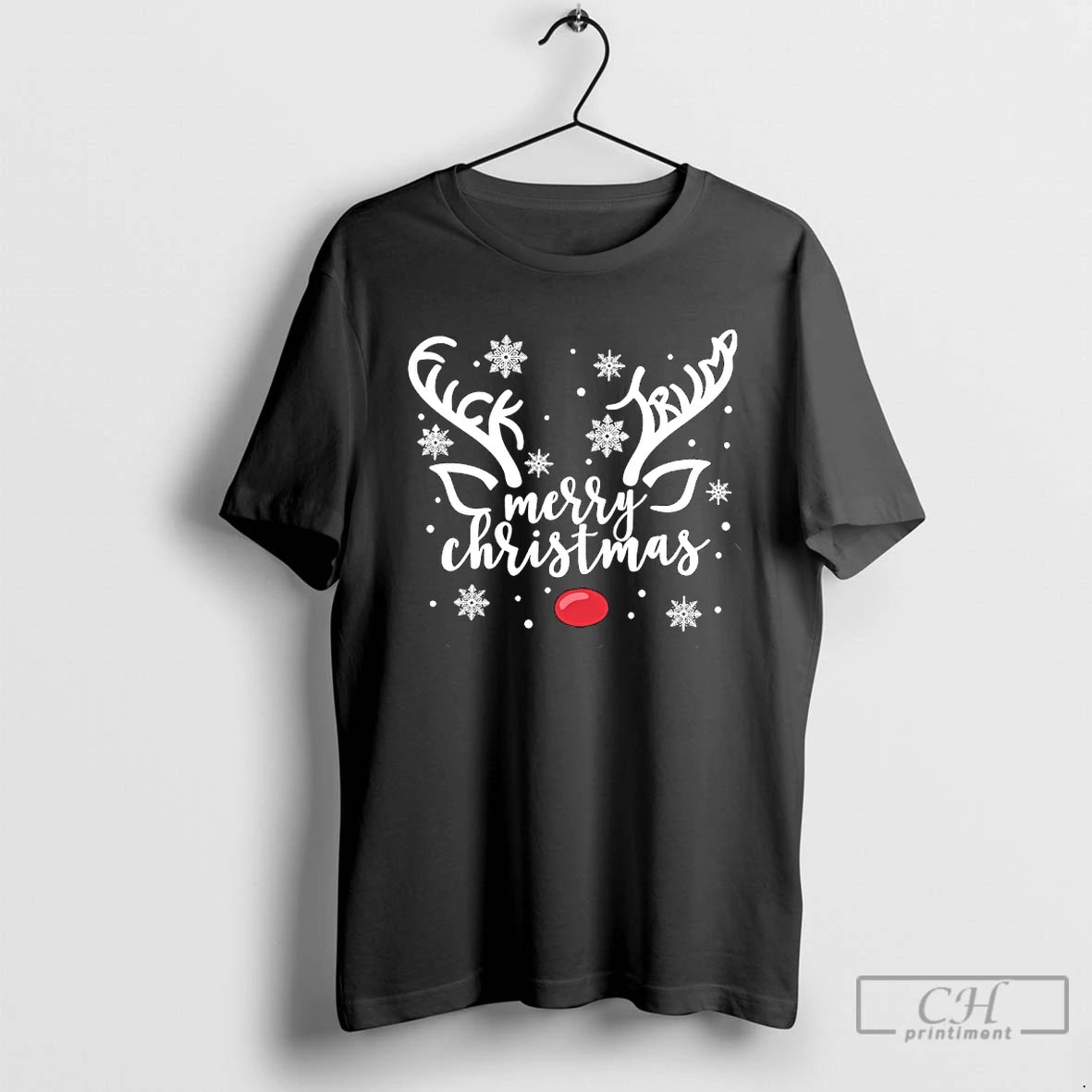 Premium Fuck Trump Merry Christmas Deer 2025 T Shirts Hoodie Sweatshirt | PurePodTees.com