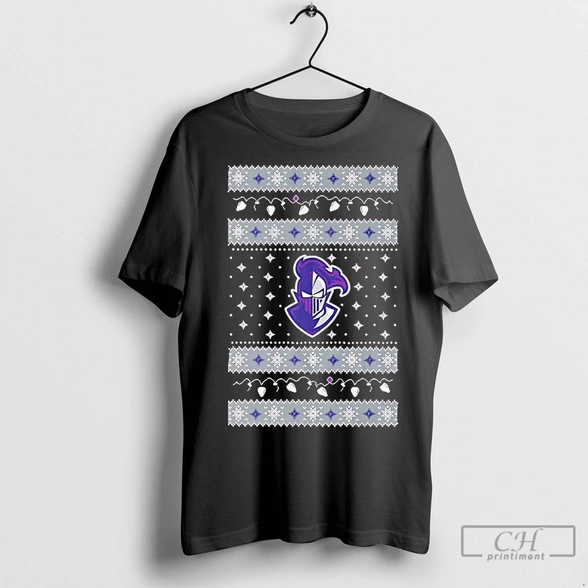 Premium Furman Paladins Ugly Christmas Light Shirt Hoodie Sweatshirt | PurePodTees.com