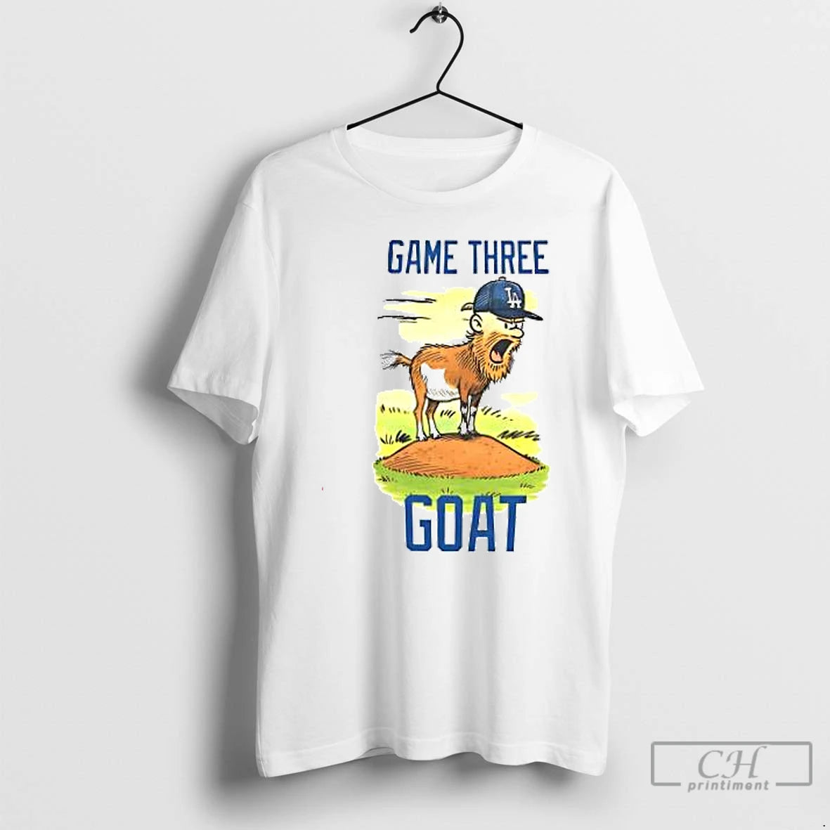 Premium Game 3 Goat Los Angeles Dodgers T Shirts Hoodie Sweatshirt | PurePodTees.com