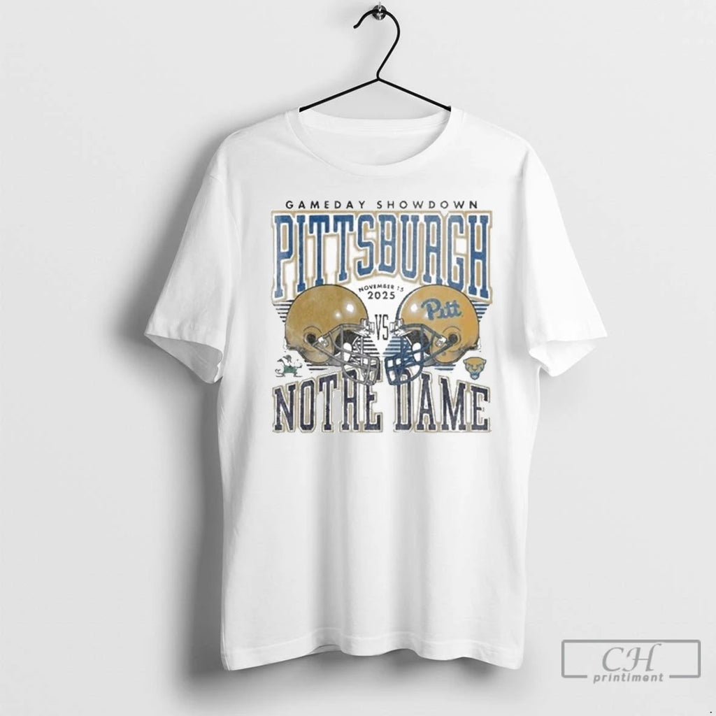 Premium Gameday Football 2025 Pitt Panthers Vs Notre Dame Fighting Irish Matchup Shirt Hoodie Sweatshirt | PurePodTees.com