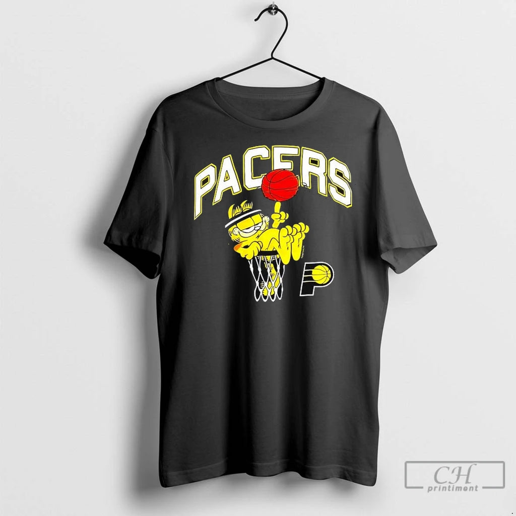 Premium Garf X Indiana Pacers Basketball Team Graphic Shirt Hoodie Sweatshirt | PurePodTees.com