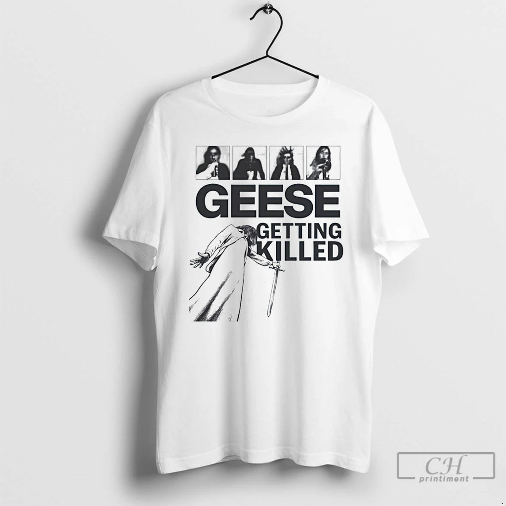 Premium Geese Getting Killed Geese Band Geese Album T Shirts Hoodie Sweatshirt | PurePodTees.com