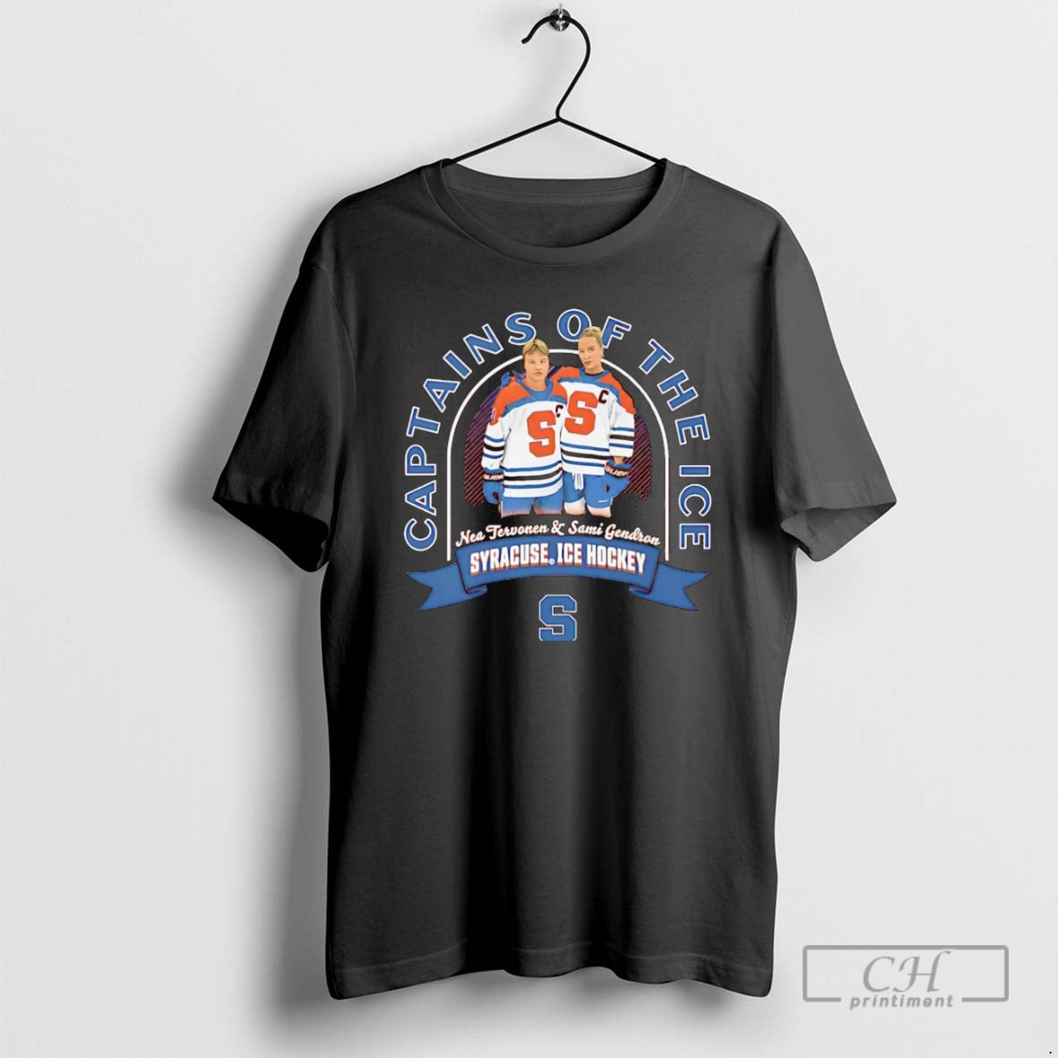 Premium Gendron Captains Of The Ice Hockey Nea Tervonen And Sami Syracuse Orange Christmas Shirt Hoodie Sweatshirt