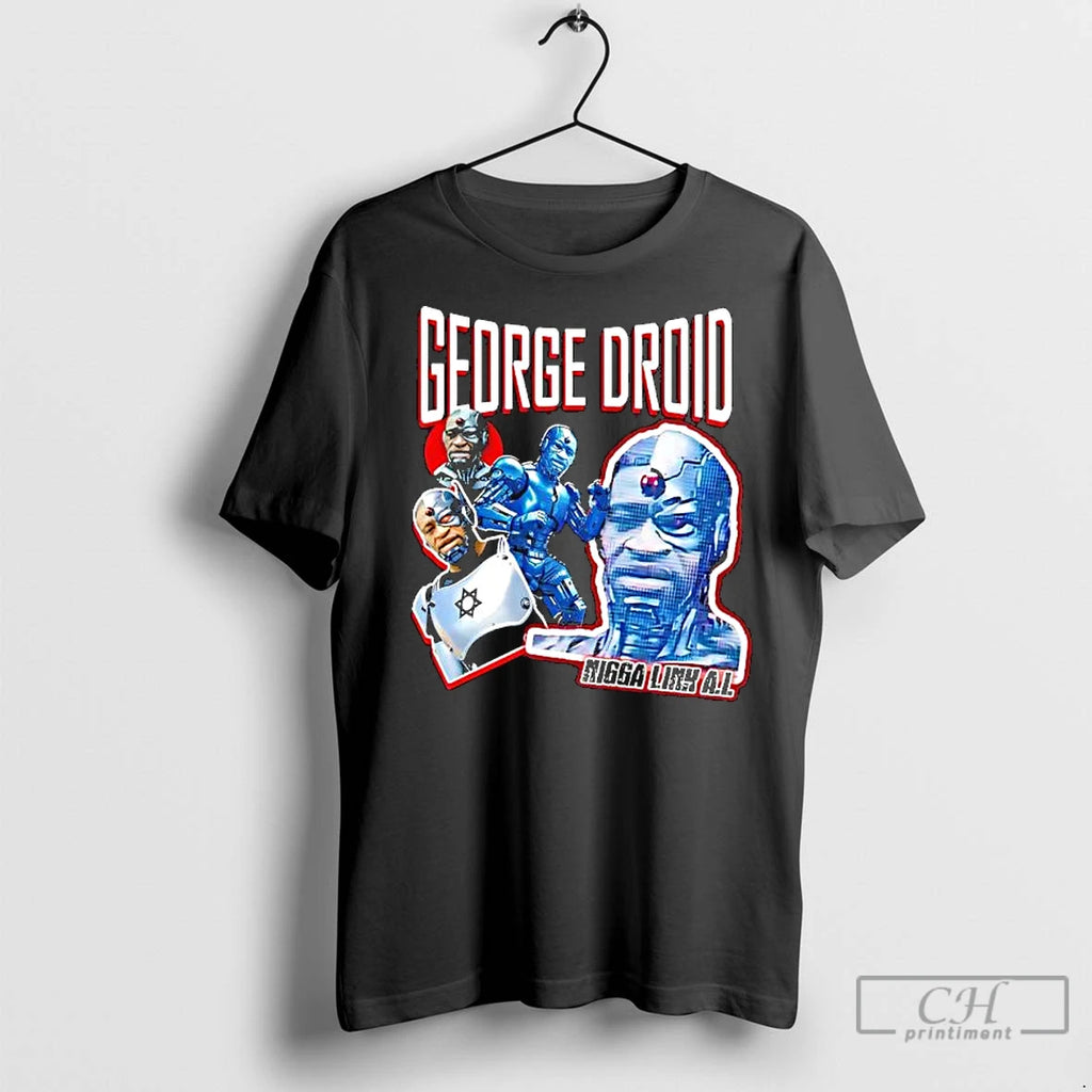 Premium George Droid Migga Link Al Graphic Shirt Hoodie Sweatshirt | PurePodTees.com