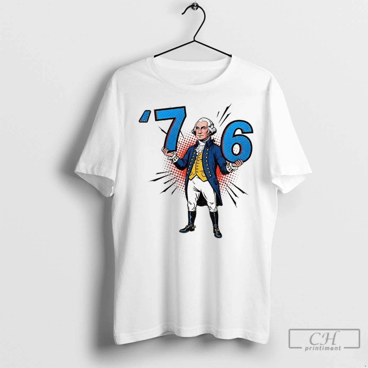Premium George Washington 6 7 7 6 Historic Meme Shirt Hoodie Sweatshirt | PurePodTees.com