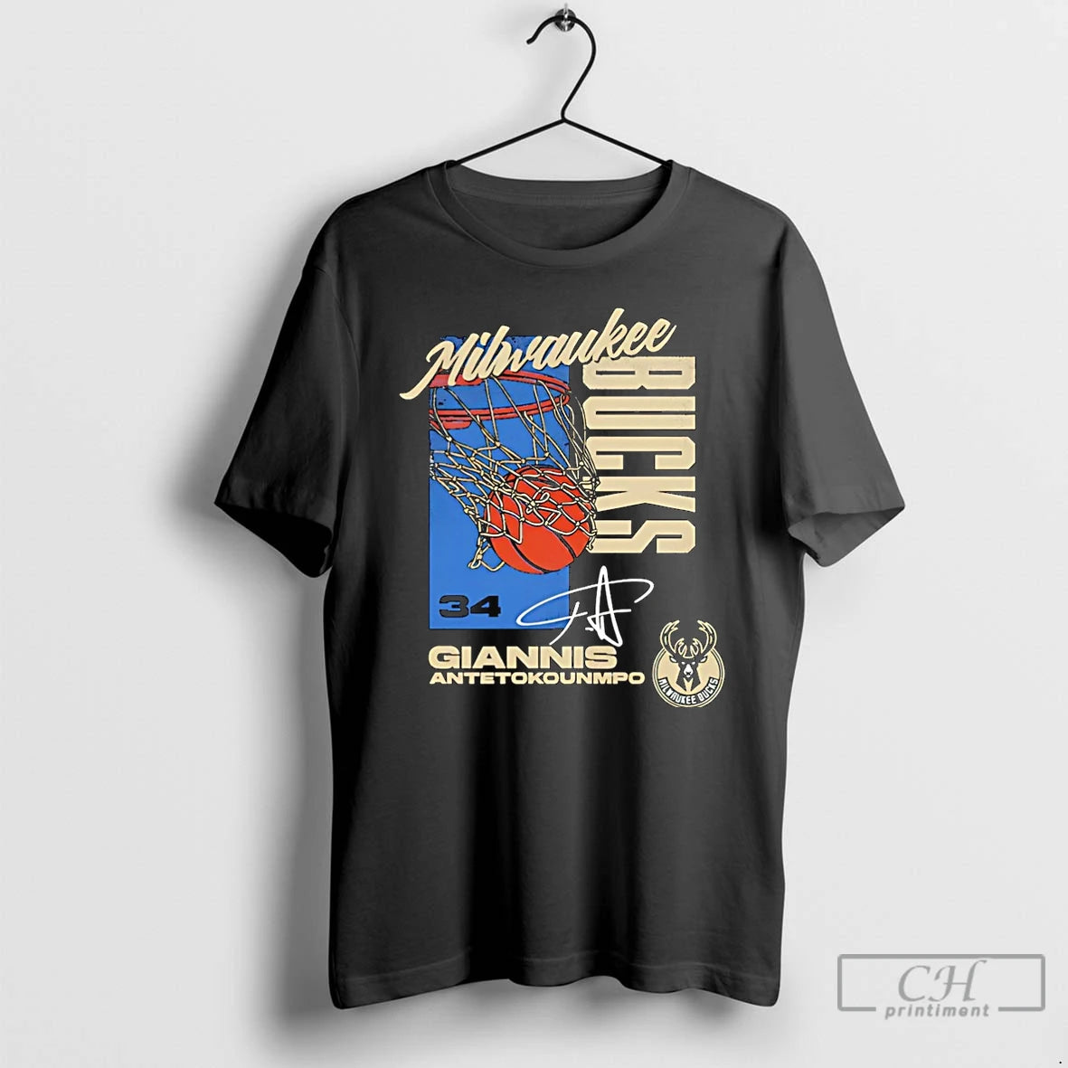 Premium Giannis Antetokounmpo Milwaukee Bucks All Net Signature Christmas T Shirts Hoodie Sweatshirt | PurePodTees.com