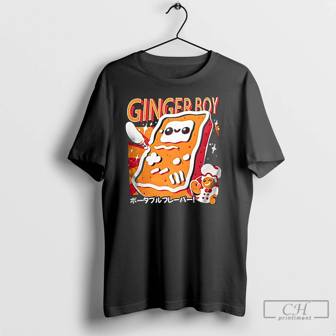 Premium Gingerboy Gingerbread Handheld Game Console Christmas T Shirts Hoodie Sweatshirt | PurePodTees.com