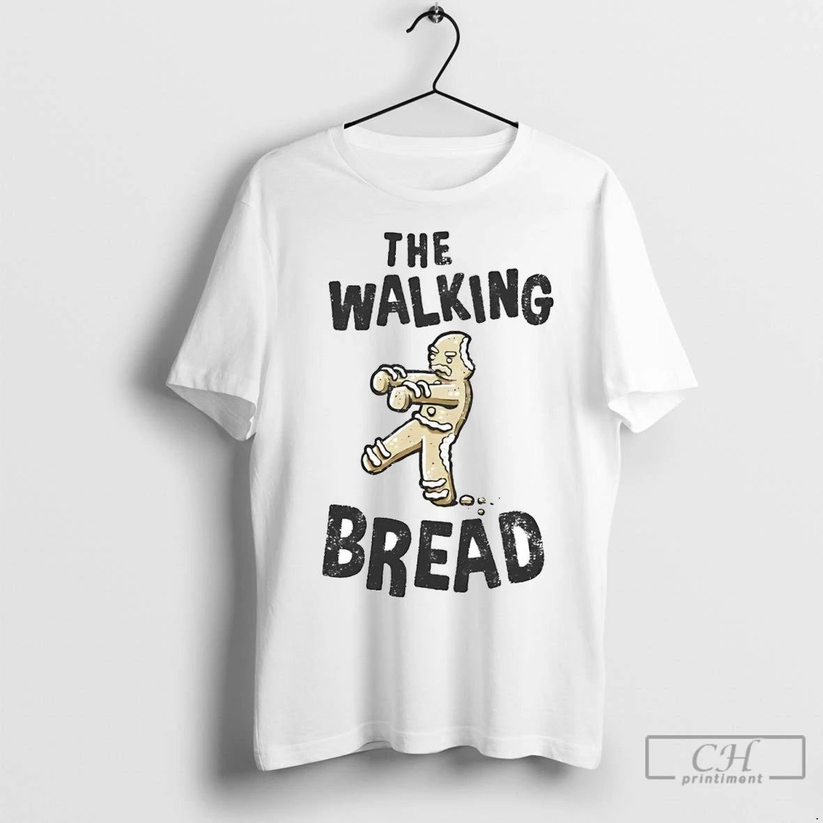 Premium Gingerbread The Walking Bread Christmas Shirt Hoodie Sweatshirt | PurePodTees.com