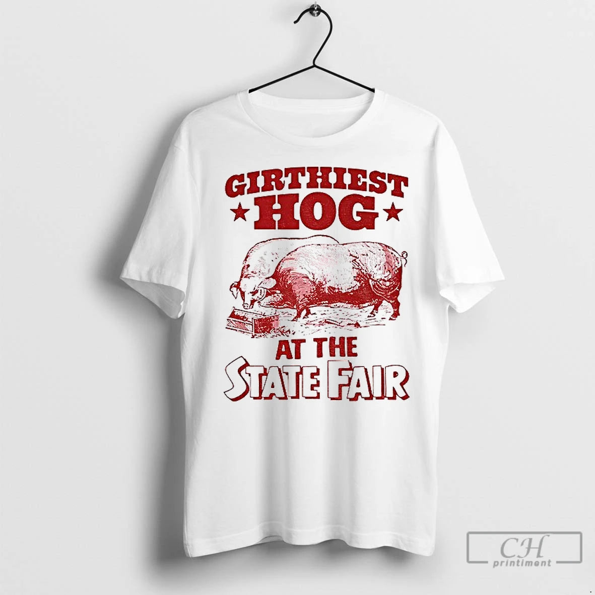 Premium Girthiest Hog At The State Fair Shirt Hoodie Sweatshirt | PurePodTees.com