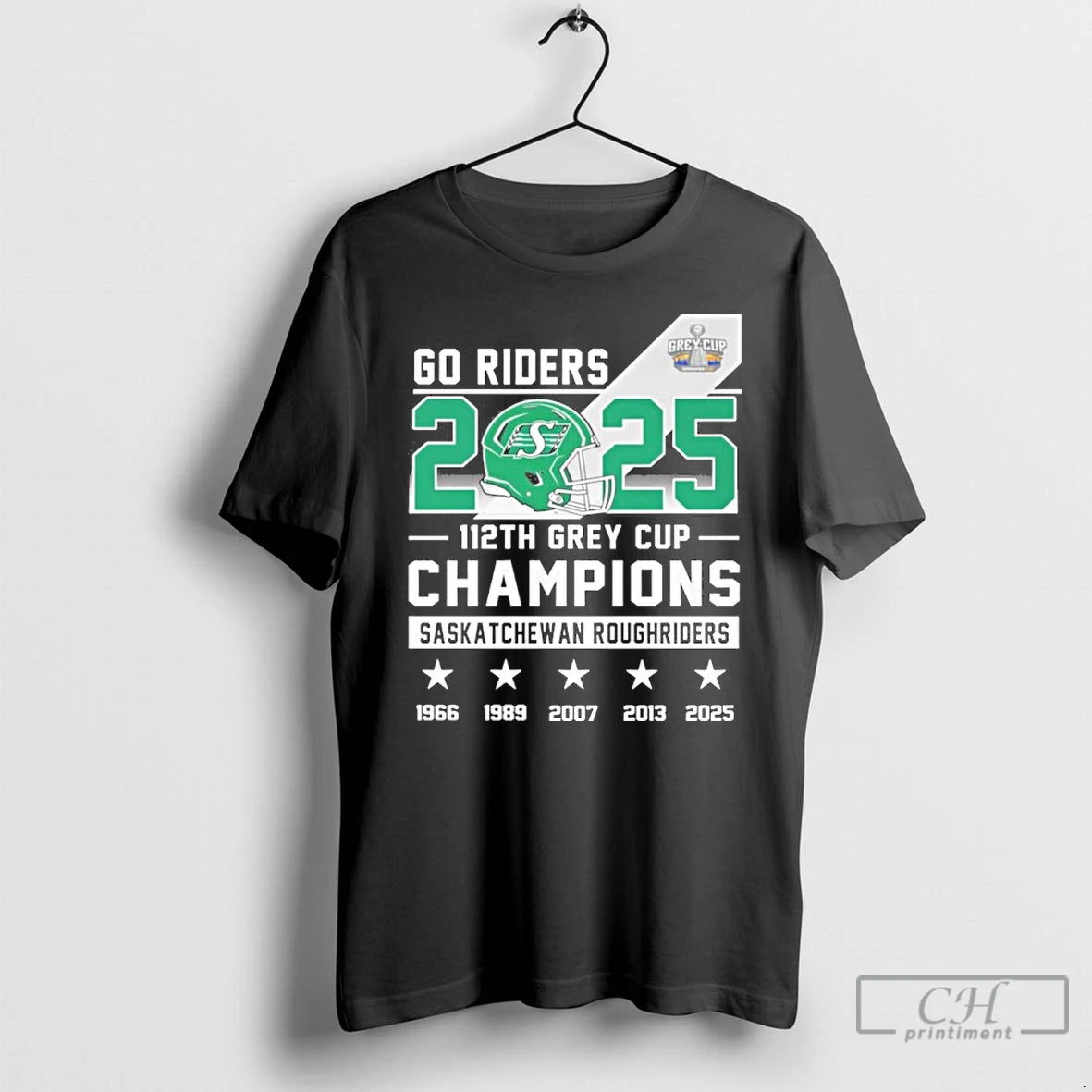 Premium Go Riders 2025 112th Grey Cup Champions Saskatchewan Roughriders Shirt Hoodie Sweatshirt | PurePodTees.com