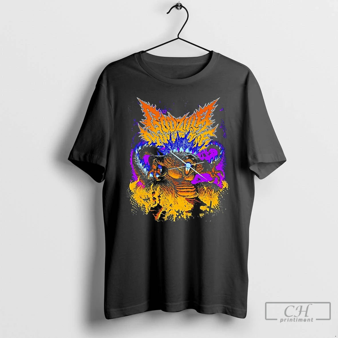 Premium Godzilla Metalcropolis Cartoon Shirt Hoodie Sweatshirt | PurePodTees.com