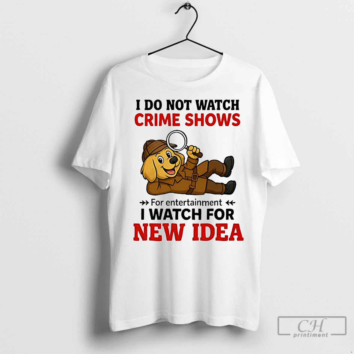 Premium Golden Retriever I Do Not Watch Crime Shows I Watch For New Idea Shirt Hoodie Sweatshirt | PurePodTees.com