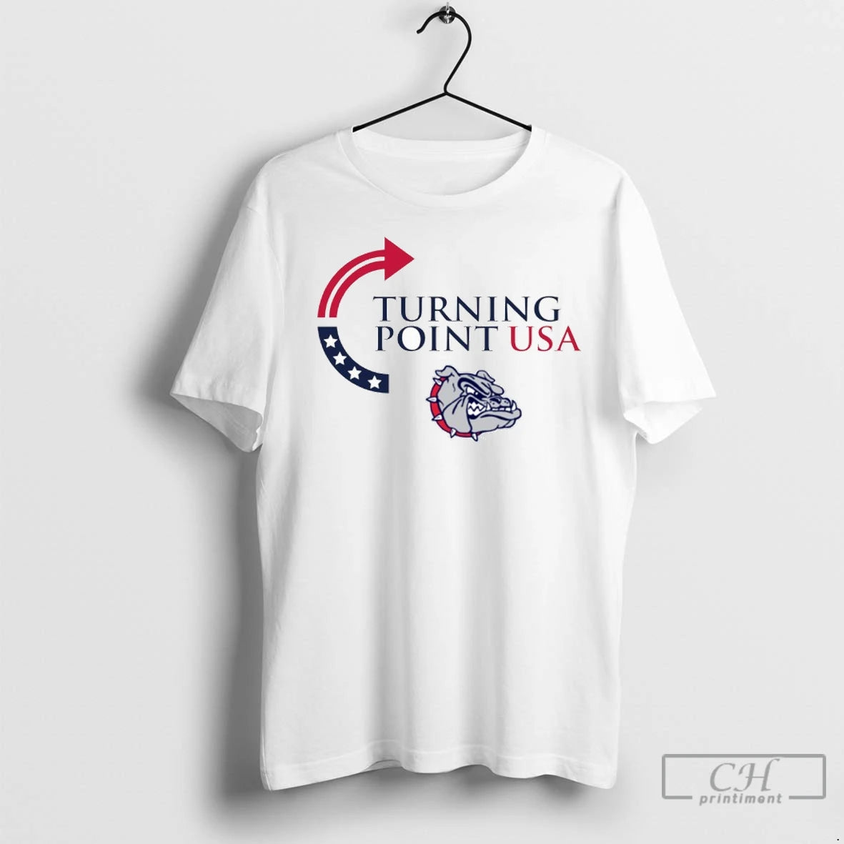 Premium Gonzaga Bulldogs Turning Point Usa Shirt Hoodie Sweatshirt | PurePodTees.com
