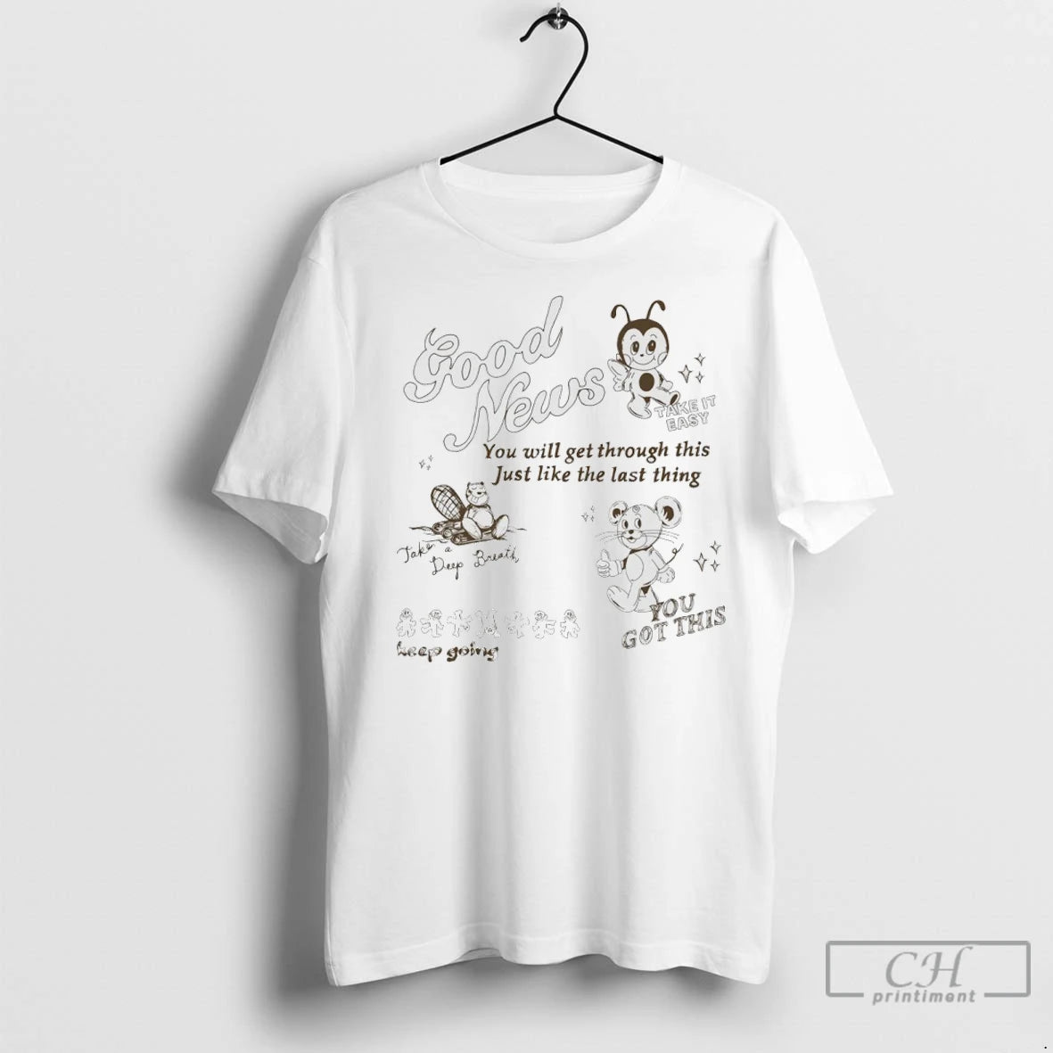 Premium Good News You Will Get Through This Just Like The Last Thing Shirt Hoodie Sweatshirt | PurePodTees.com