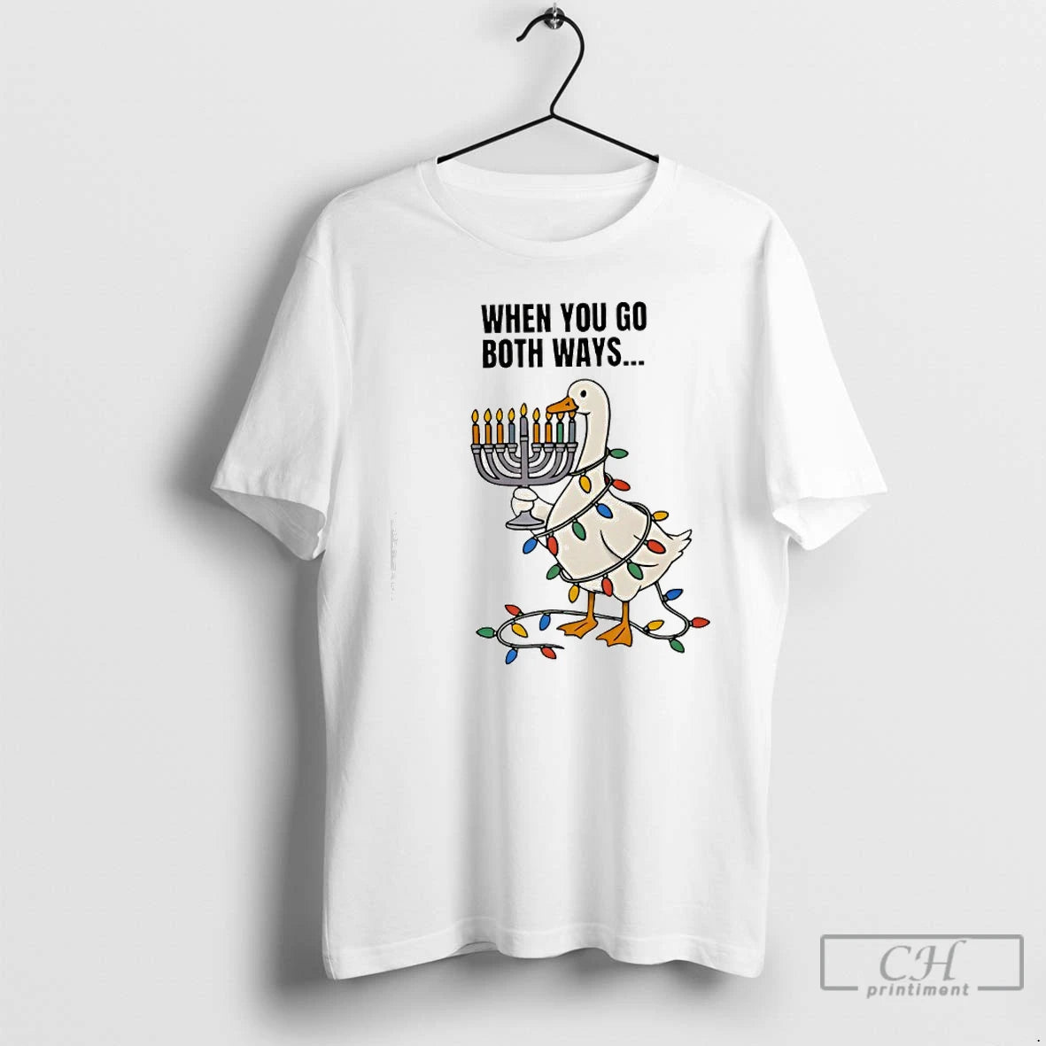 Premium Goose Christmas When You Go Both Ways T Shirts Hoodie Sweatshirt | PurePodTees.com