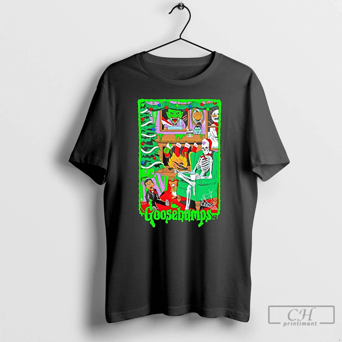 Premium Goosebumps Very Scary Xmas T Shirts Hoodie Sweatshirt | PurePodTees.com