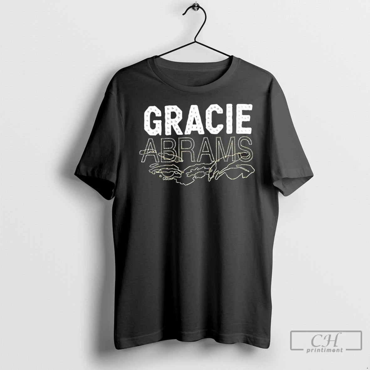 Premium Gracie Abrams Letter Repeat Shirt Hoodie Sweatshirt | PurePodTees.com