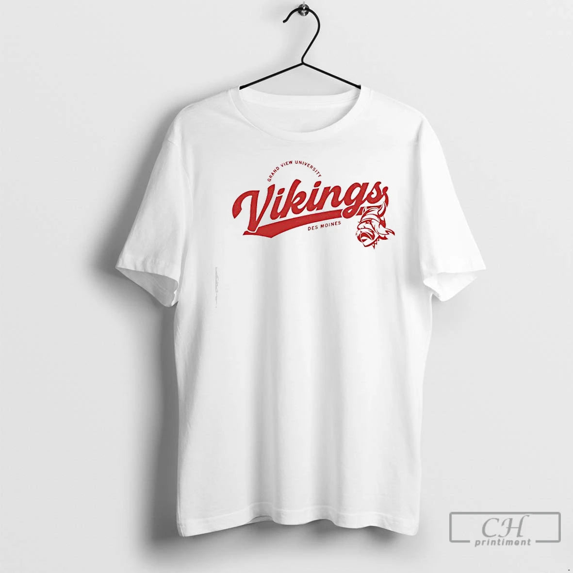 Premium Grand View University Vikings Des Moines Logo Shirt Hoodie Sweatshirt | PurePodTees.com