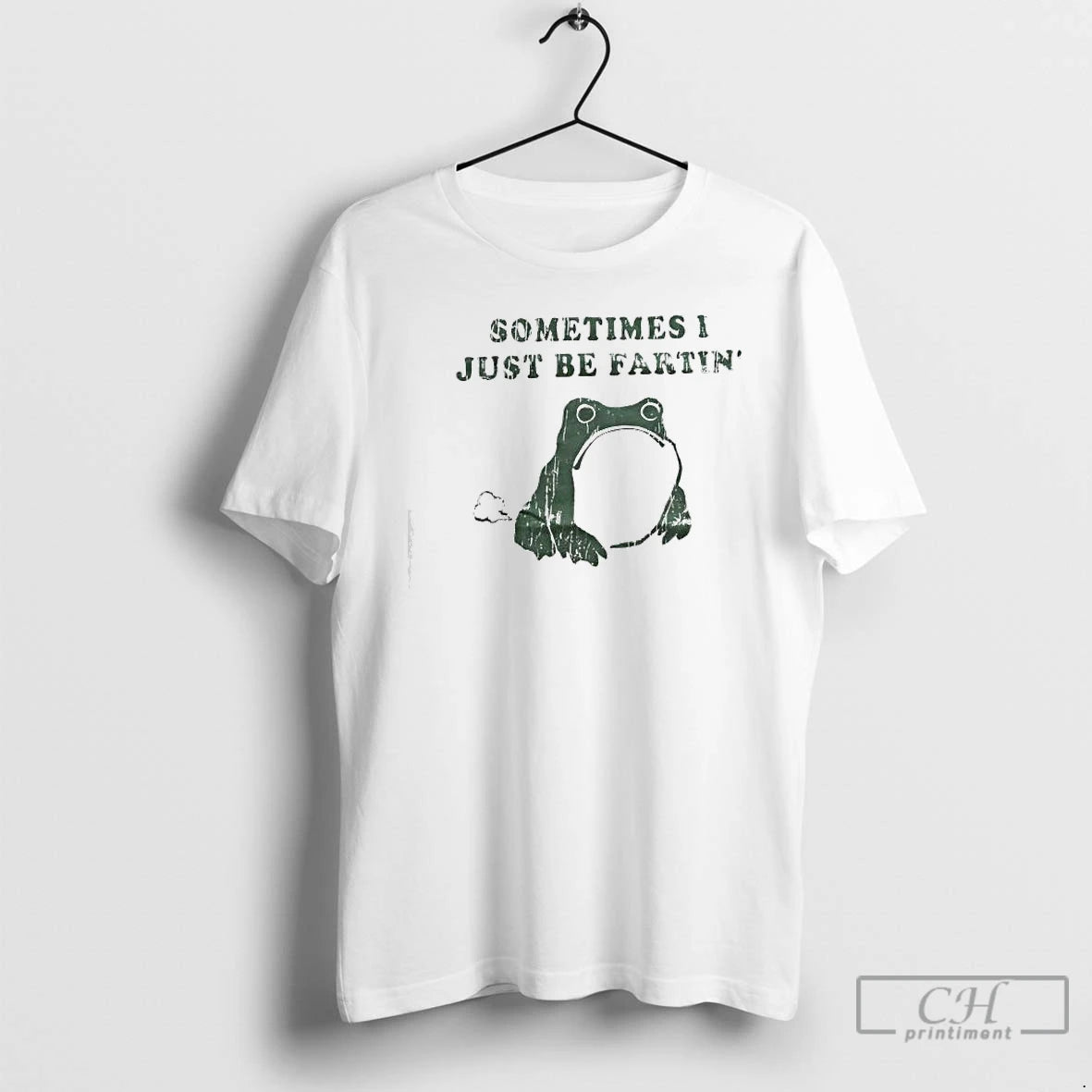 Premium Green Frog Sometimes I Just Be Fartin Shirt Hoodie Sweatshirt | PurePodTees.com