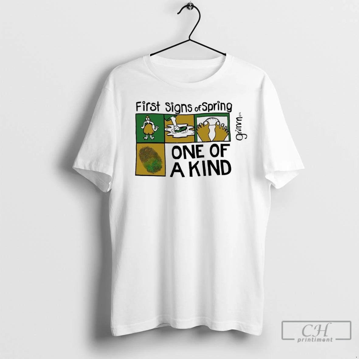 Premium Grimm First Signs Of Spring One Of A Kind Shirt Hoodie Sweatshirt | PurePodTees.com