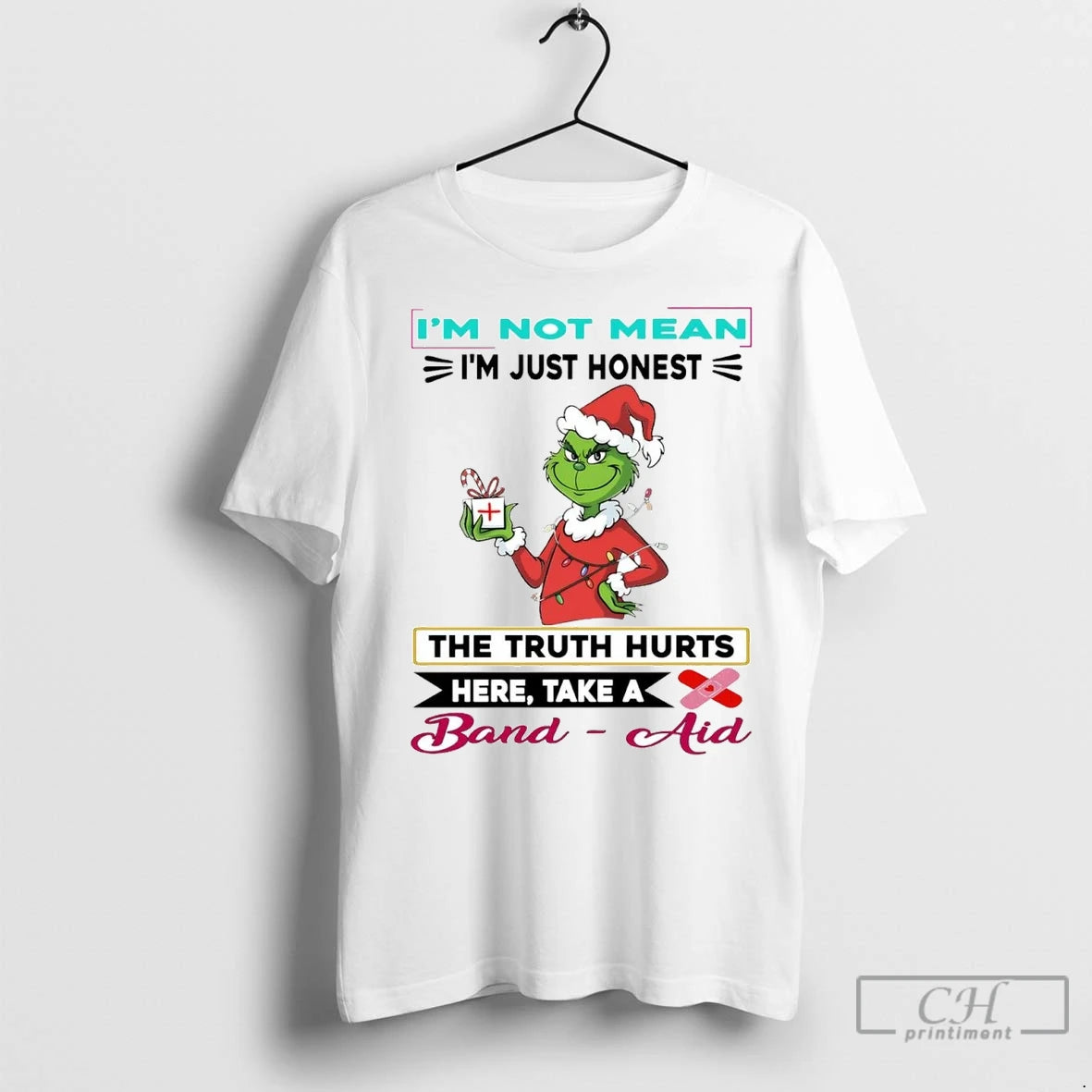Premium Grinch Im Not Mean Im Just Honest The Truth Hurts Christmas Shirt Hoodie Sweatshirt | PurePodTees.com
