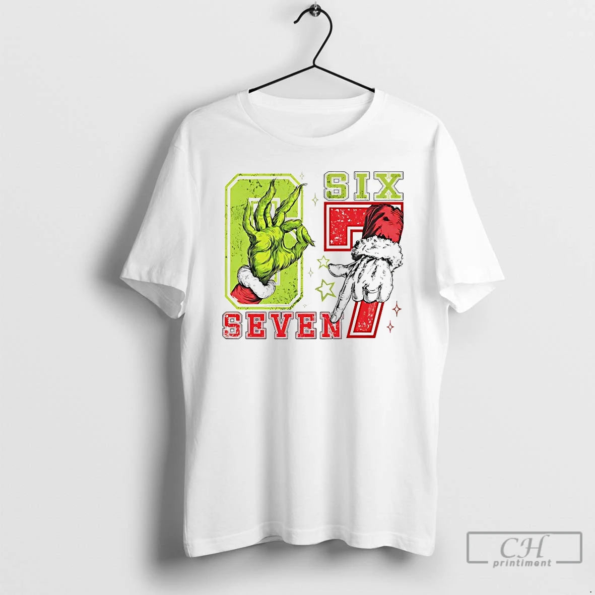 Premium Grinch Six Seven Meme Christmas Shirt Hoodie Sweatshirt | PurePodTees.com