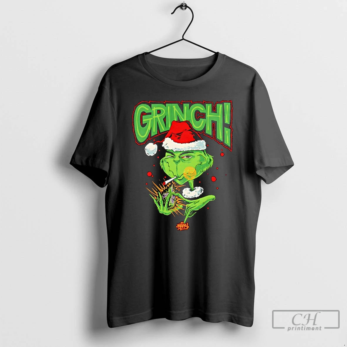 Premium Grinch Stole Christmas Santa Claus Mans T Shirts Hoodie Sweatshirt | PurePodTees.com