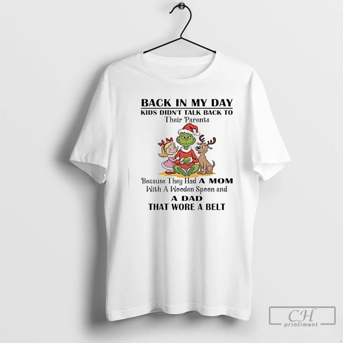 Premium Grinch And Friends Back In My Day Kids Didnt Talk Back To Their Parents Shirt Hoodie Sweatshirt | PurePodTees.com