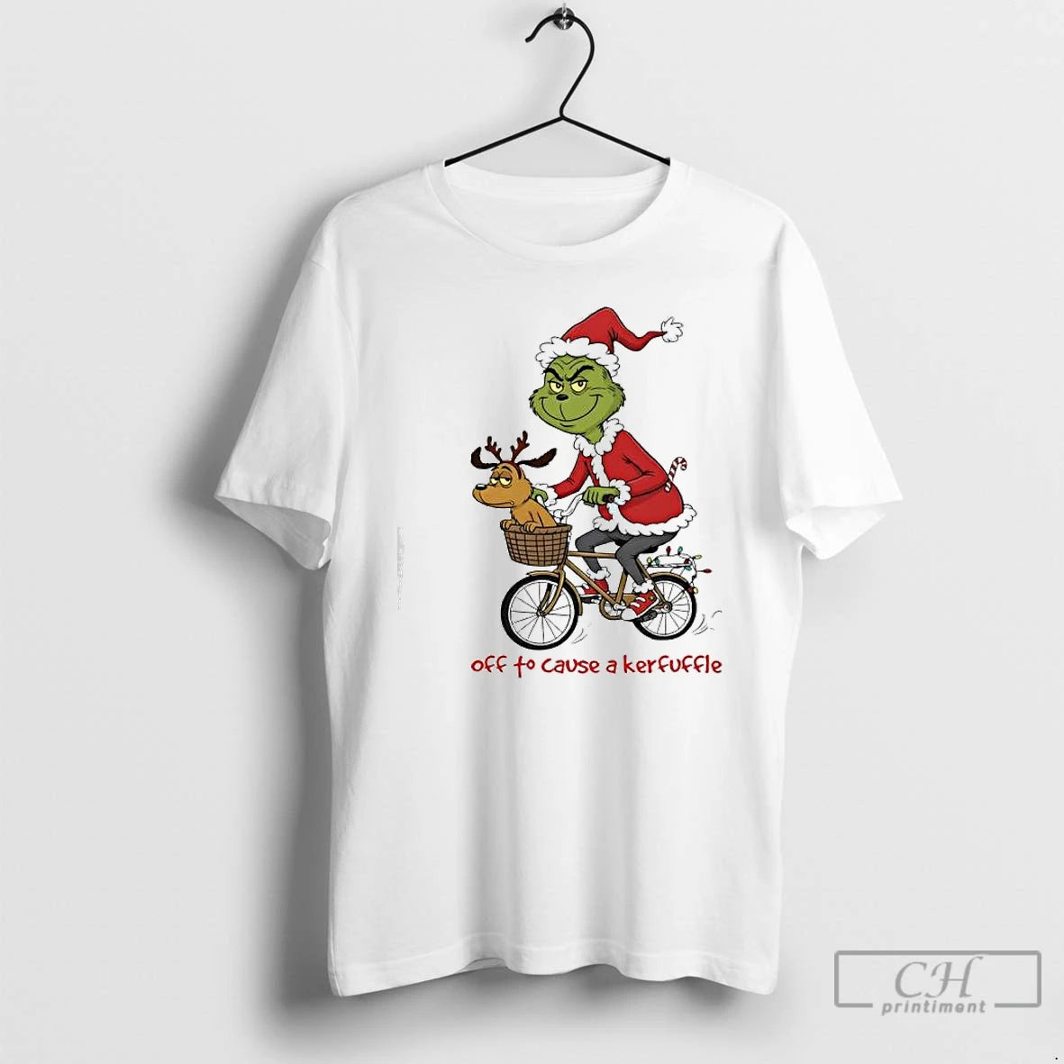 Premium Grinch Off To Cause A Kerfuffle T Shirts Hoodie Sweatshirt | PurePodTees.com
